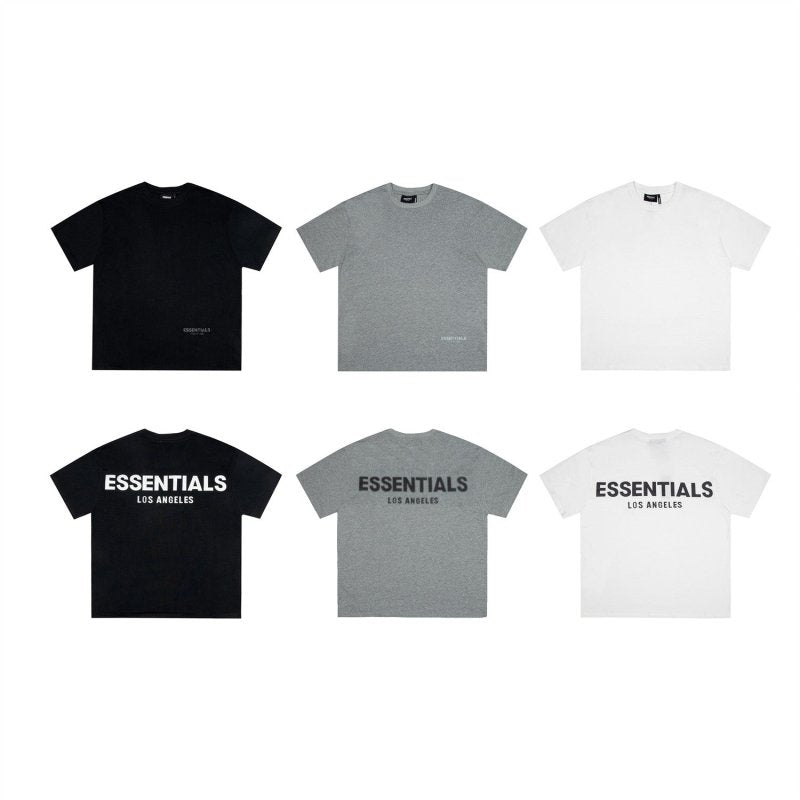 FEAR OF GOD ESSENTIALS 洛杉磯限定反光LOGO短袖T恤 - VANASH
