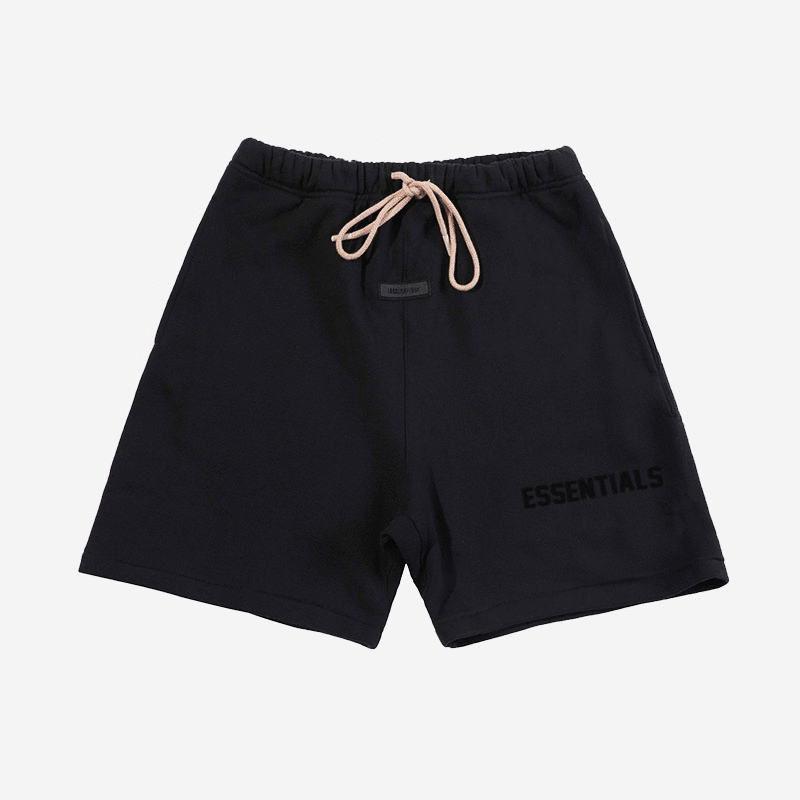 FEAR OF GOD ESSENTIALS SWEAT SHORT 植絨LOGO抽繩短褲 - VANASH