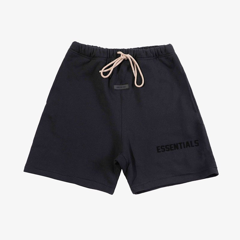 FEAR OF GOD ESSENTIALS SWEAT SHORT 植絨LOGO抽繩短褲 - VANASH