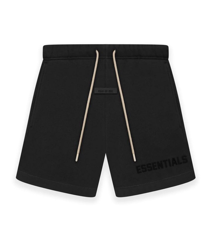 FEAR OF GOD ESSENTIALS SWEAT SHORT 植絨LOGO抽繩短褲 - VANASH