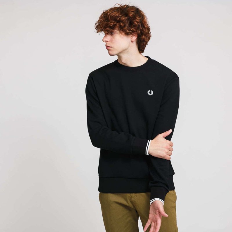 FRED PERRY 男士 棉質長袖上衣 - VANASH