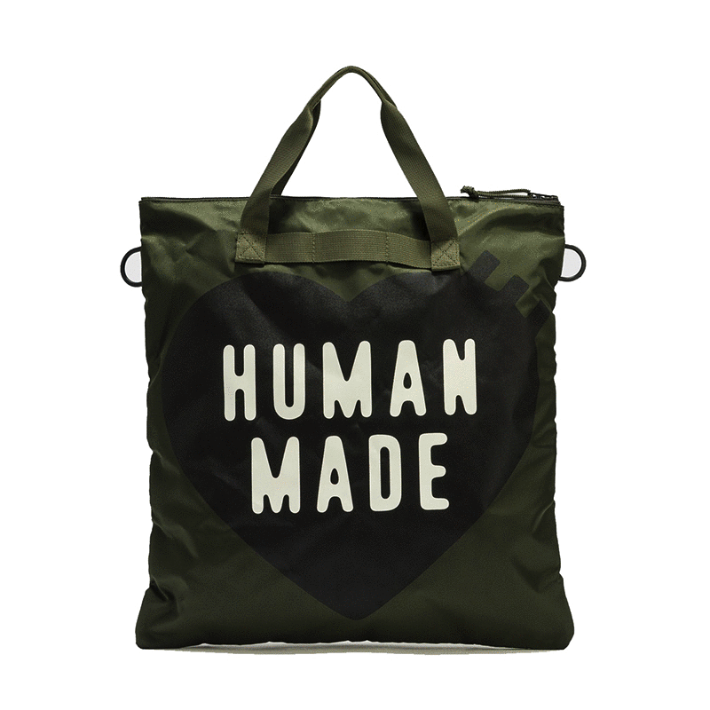 HUMAN MADE 尼龍愛心斜跨包 - VANASH