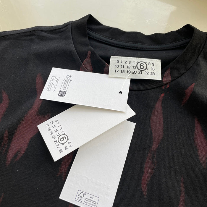 Supreme x MM6 Maison Margiela 火焰骷髏短袖T恤