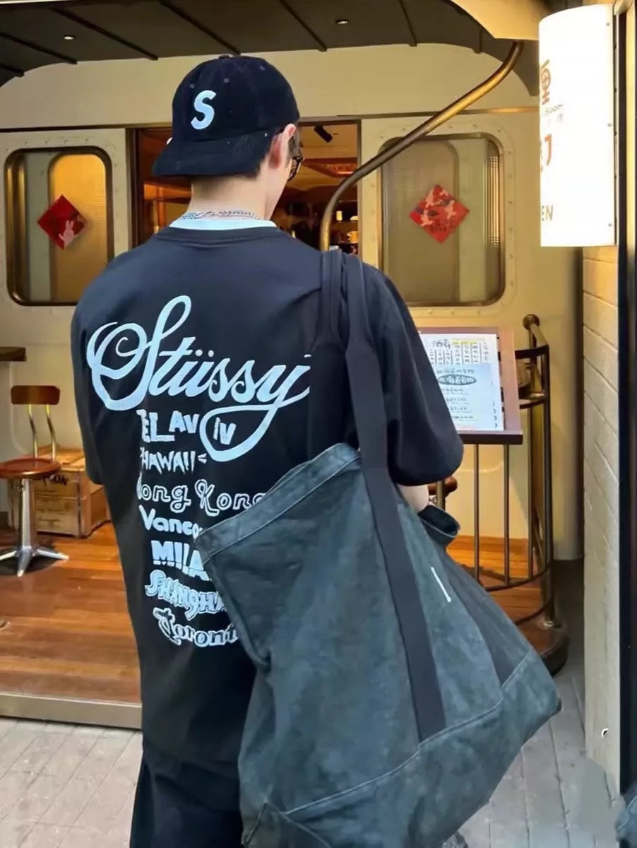- 全新特價 - STUSSY WHITE WORLD TOUR T-SHIRT 世界巡遊短袖T恤 (白色XL)