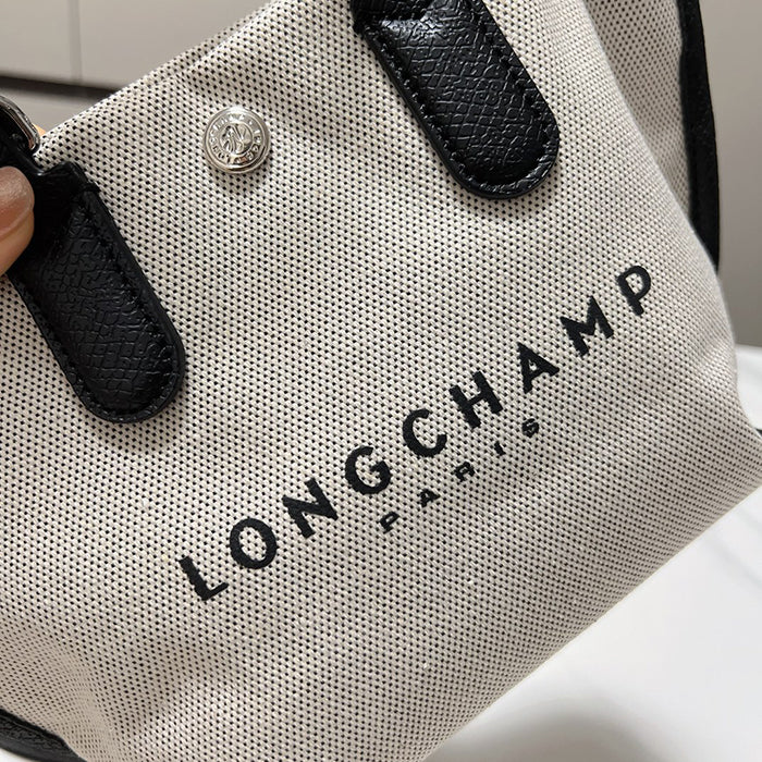 LONGCHAMP ESSENTIAL XS CANVAS HANDBAG 帆布托特包 XS款