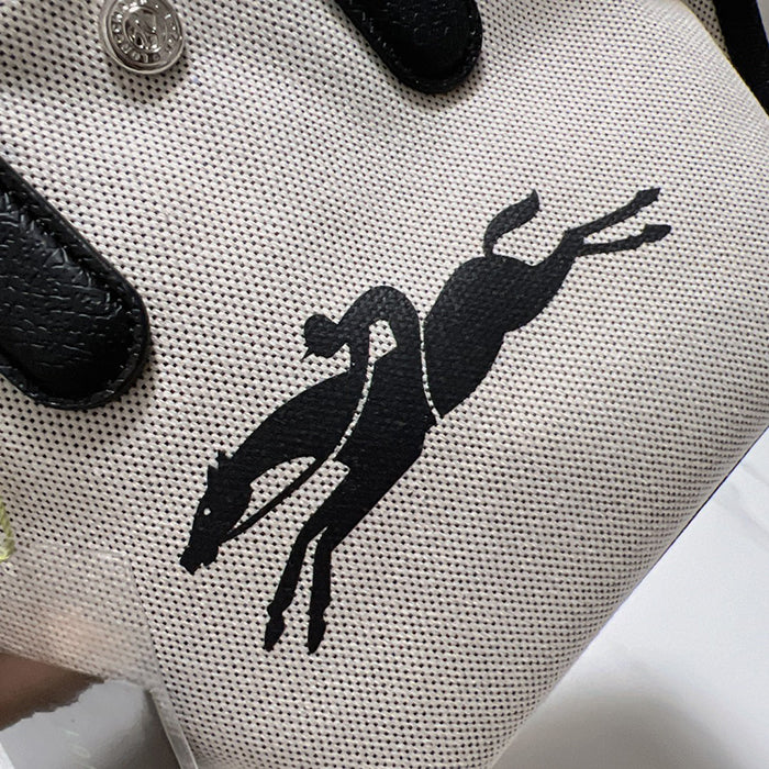 LONGCHAMP ESSENTIAL XS CANVAS HANDBAG 帆布托特包 XS款