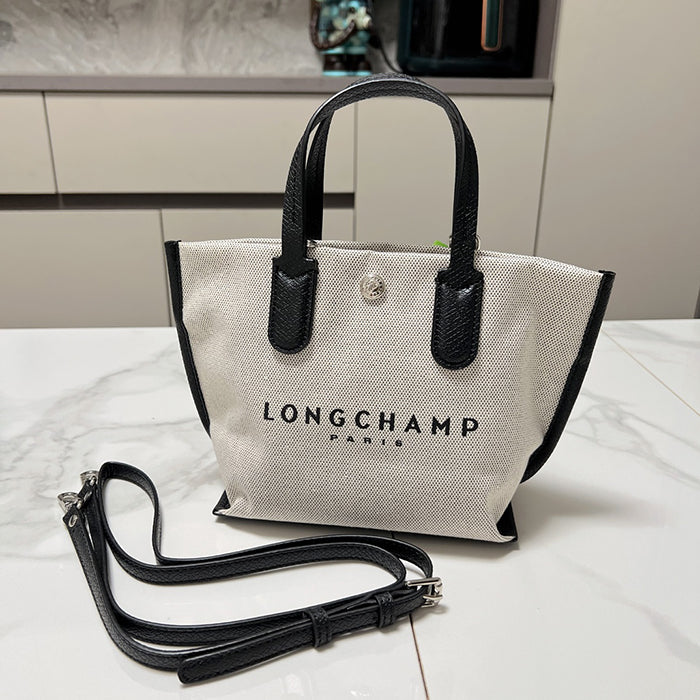 LONGCHAMP ESSENTIAL XS CANVAS HANDBAG 帆布托特包 XS款