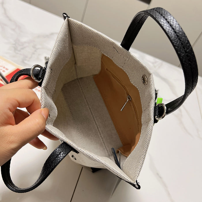 LONGCHAMP ESSENTIAL XS CANVAS HANDBAG 帆布托特包 XS款