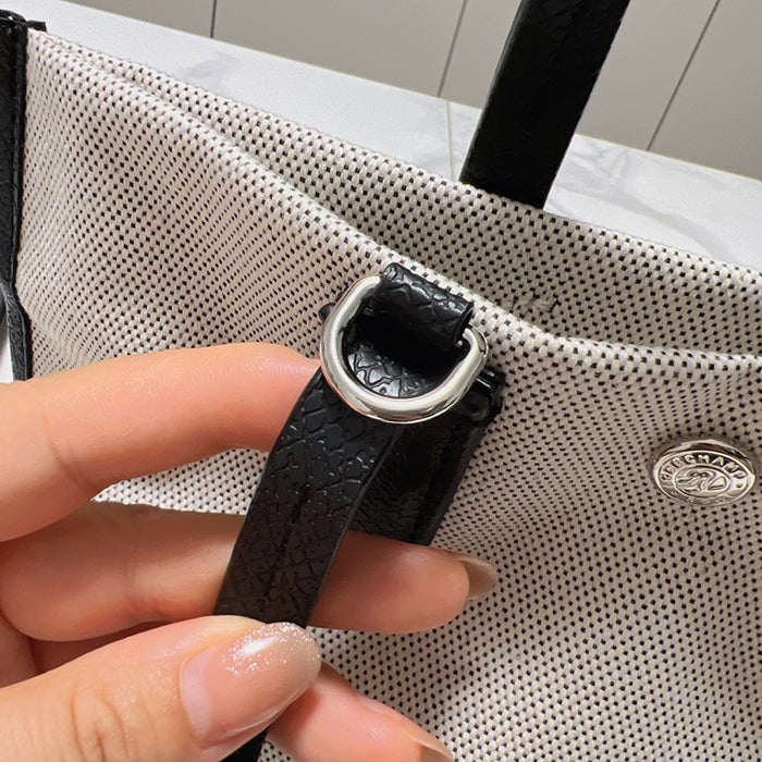 LONGCHAMP ESSENTIAL XS CANVAS HANDBAG 帆布托特包 XS款