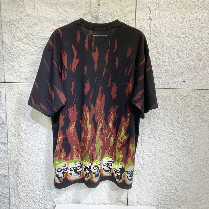 Supreme x MM6 Maison Margiela 火焰骷髏短袖T恤