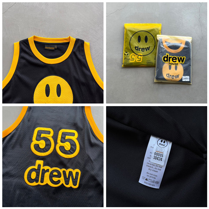 Drew House Mesh Mascot Basketball Jersey 笑臉球衣背心