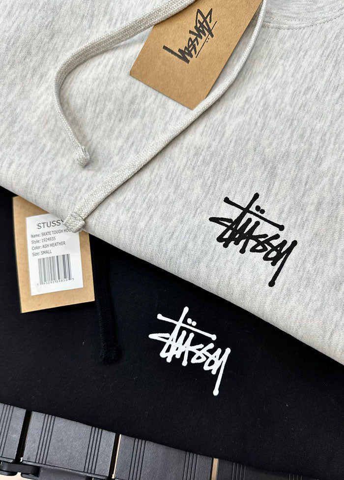 - 全新特價 - STUSSY BASIC FLEECE HOODIE 刷毛連帽上衣 (黑M)