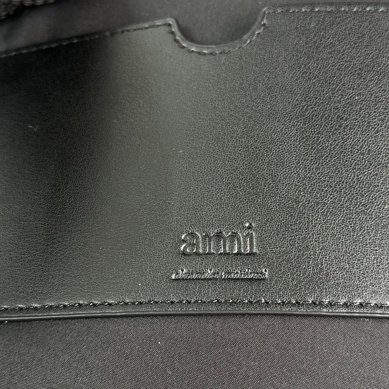 AMI PARIS 金屬尼龍後背包
