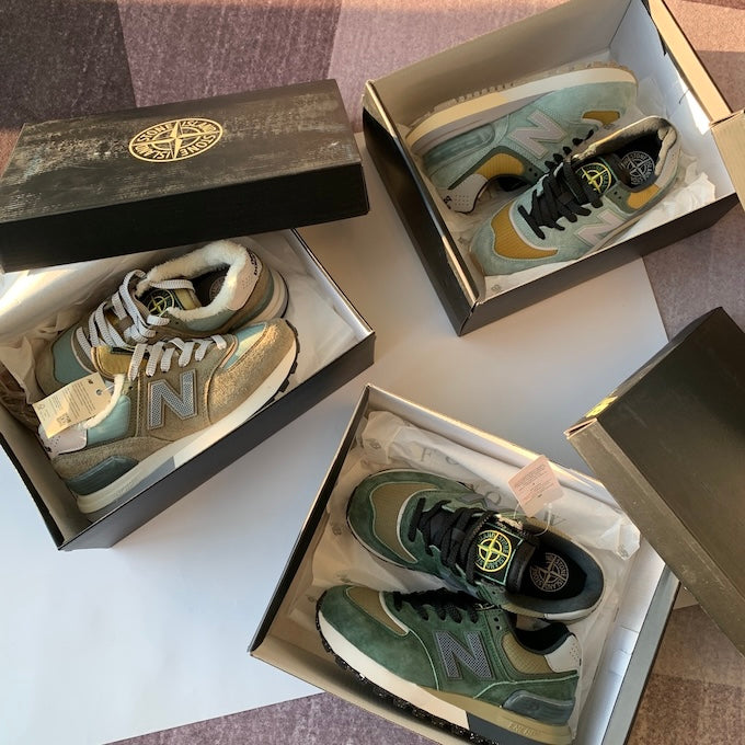 - 全新特價 - New Balance 574 x Stone Island 石頭島聯名 U574LGST (42.5)