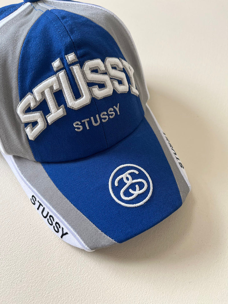 STUSSY 刺繡賽車棒球帽