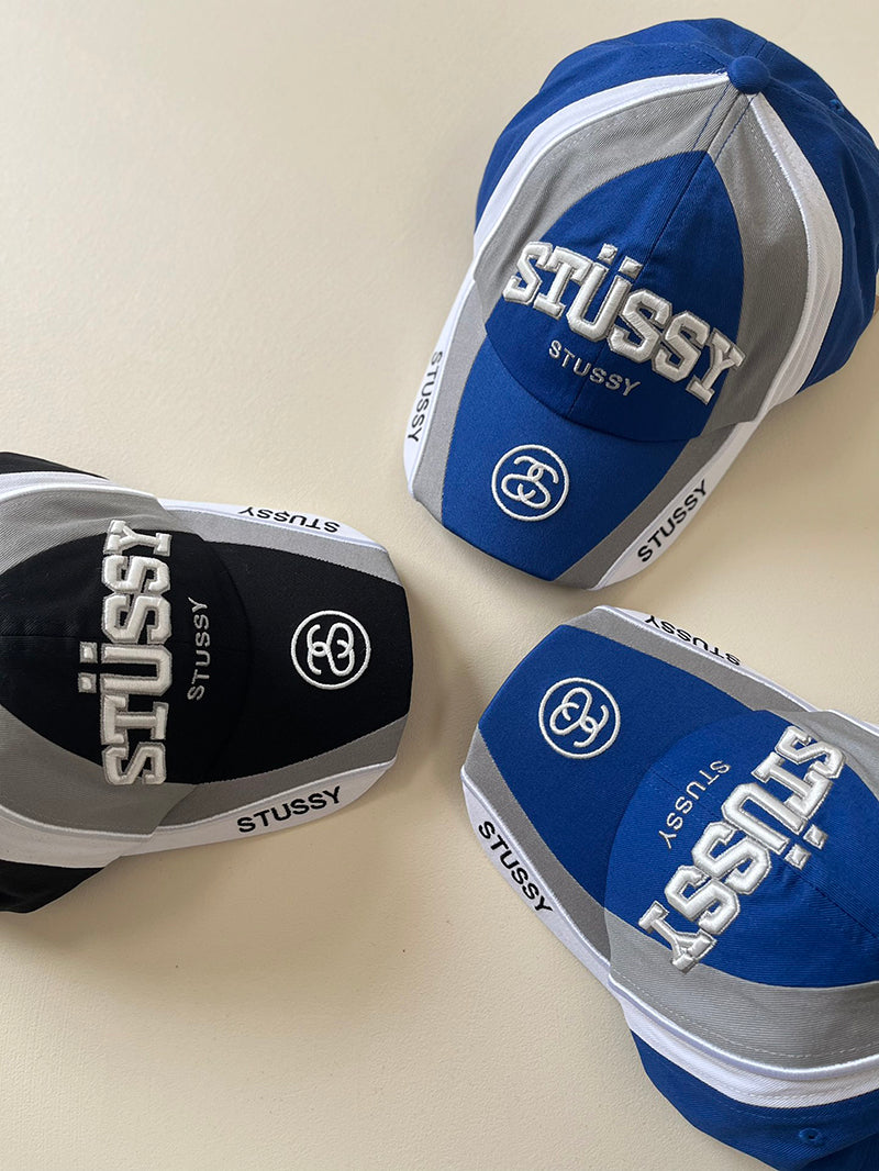 STUSSY 刺繡賽車棒球帽