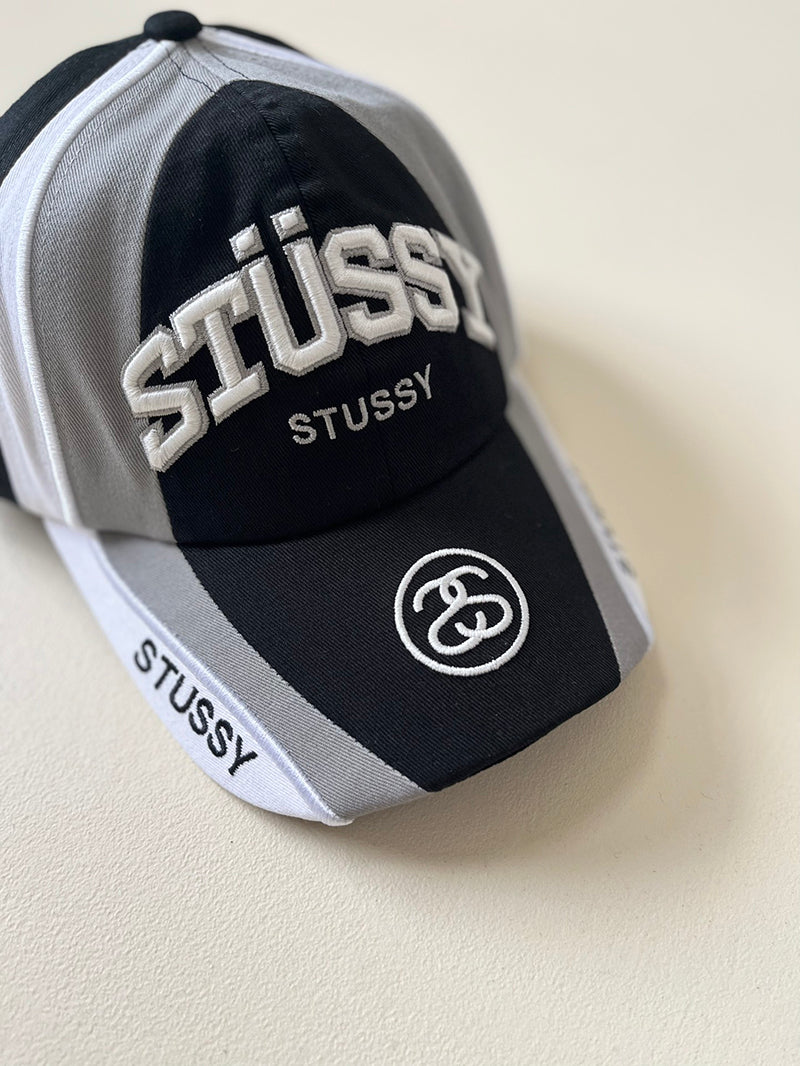 STUSSY 刺繡賽車棒球帽