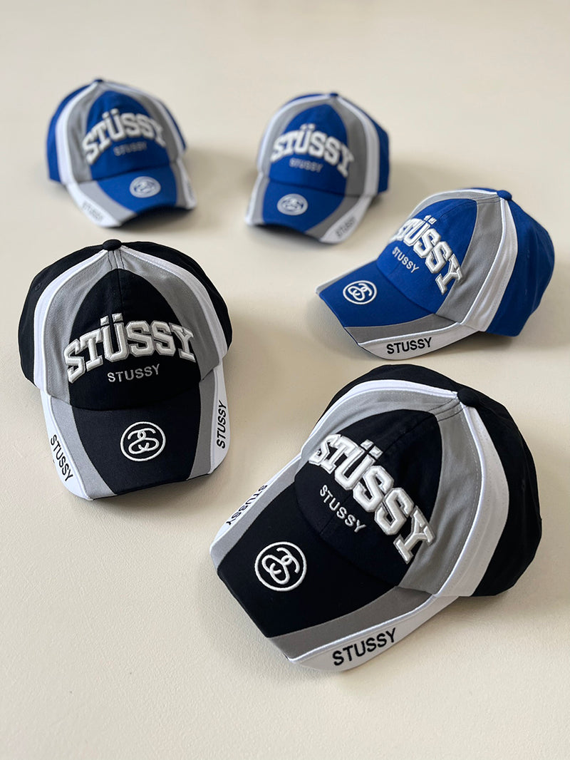 STUSSY 刺繡賽車棒球帽