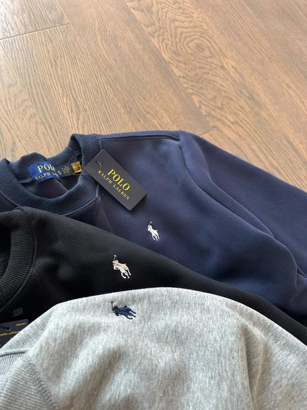 - 全新特價 - POLO Ralph Lauren Fleece Sweatshirt 刺繡刷毛衛衣 (灰色XL)