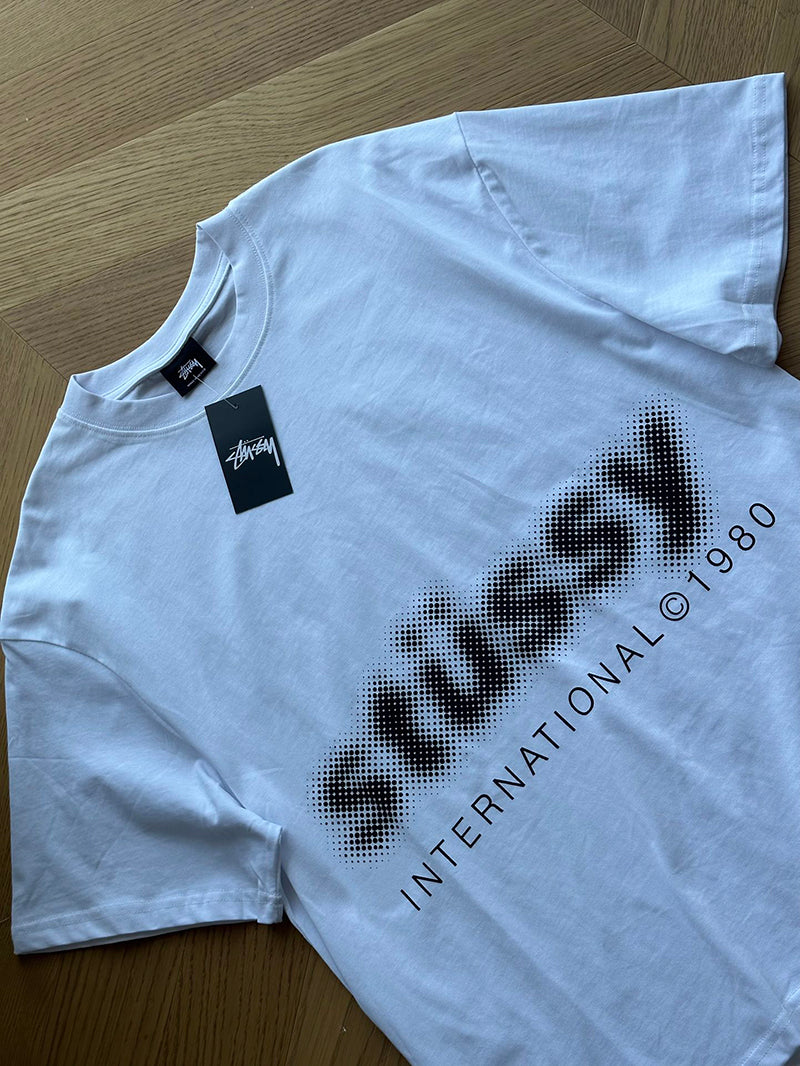 STUSSY網點LOGO印花短袖T恤