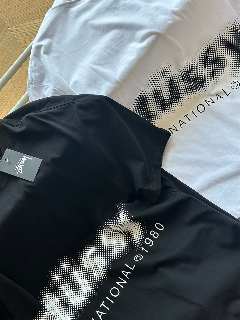 STUSSY網點LOGO印花短袖T恤
