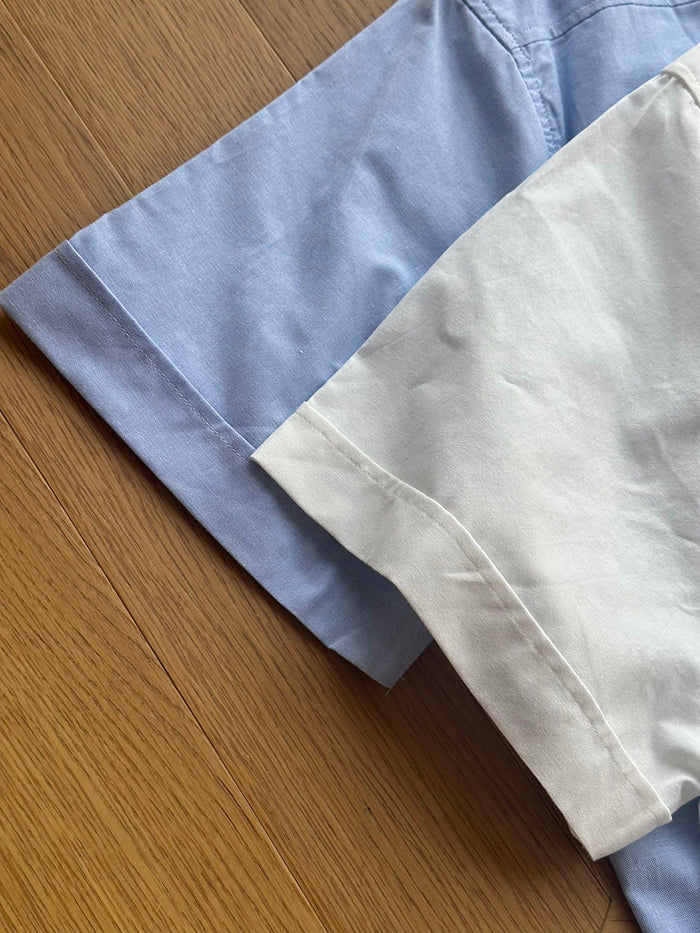 AMI PARIS 經典愛心刺繡短袖襯衫