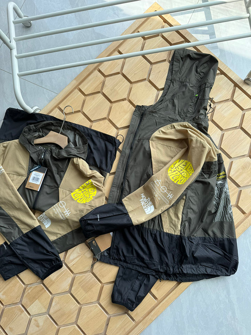 THE NORTH FACE 北臉拼接連帽風衣