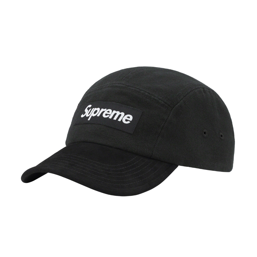 Supreme Suede Visor Camp Cap 拼色麂皮遮陽帽