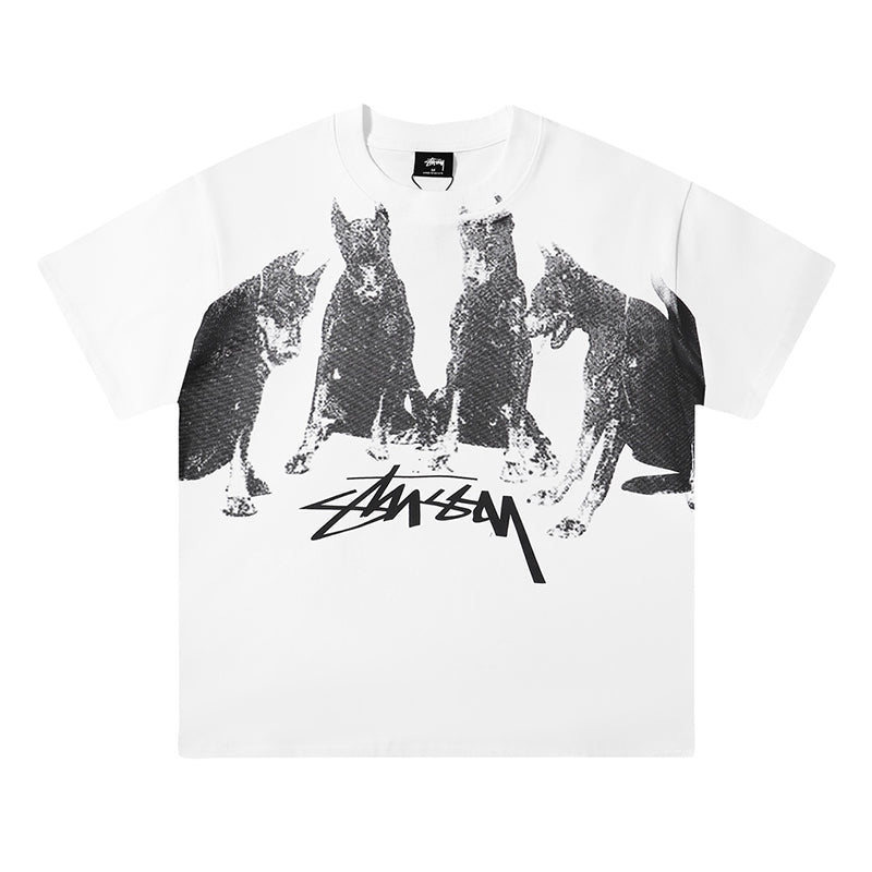 STUSSY 杜賓犬短袖T恤