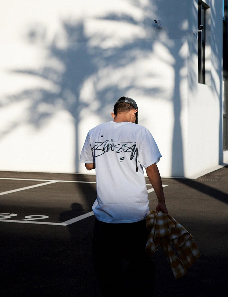 STUSSY 水銀印花短袖T恤
