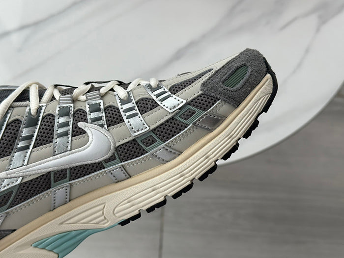 NIKE P-6000 FN7509-029 復古運動鞋-礦石灰