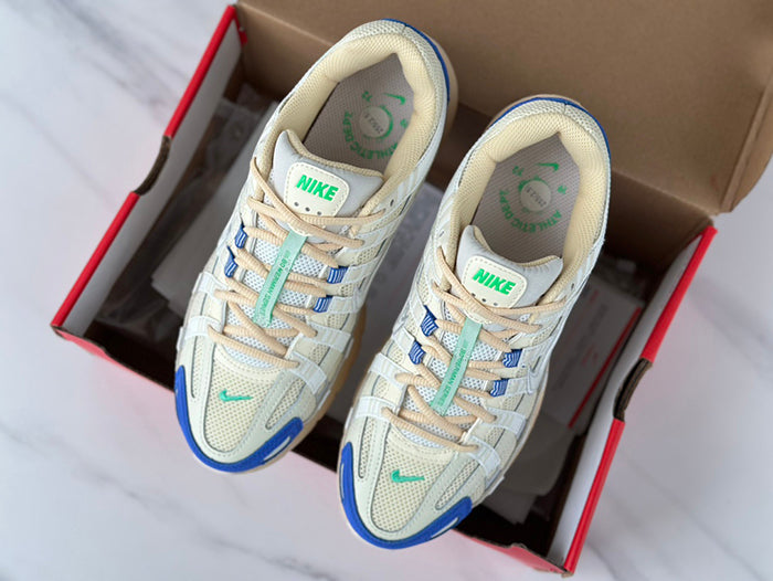 NIKE P-6000 FJ5443-113 復古運動鞋-椰奶藍
