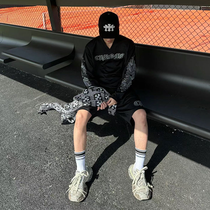 CHROME HEARTS 克羅心網眼運動短褲