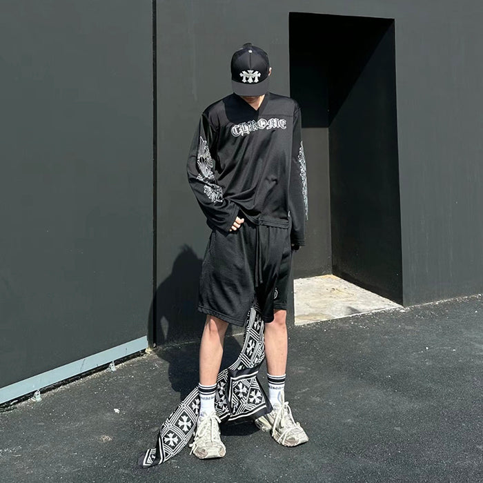 CHROME HEARTS 克羅心網眼運動短褲