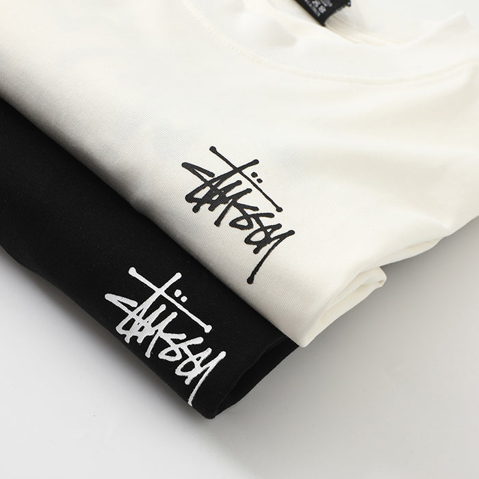 STUSSY 假日系列印花短袖T恤