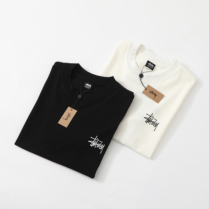 STUSSY 假日系列印花短袖T恤