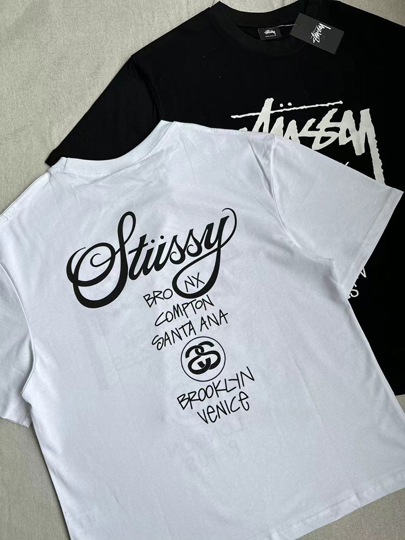 - 全新特價 - STUSSY WHITE WORLD TOUR T-SHIRT 世界巡遊短袖T恤 (白色XL)