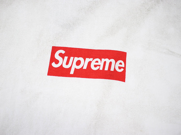 - 全新特價 - Supreme x MM6 Box Logo Tee 白色印花短袖 (L碼)
