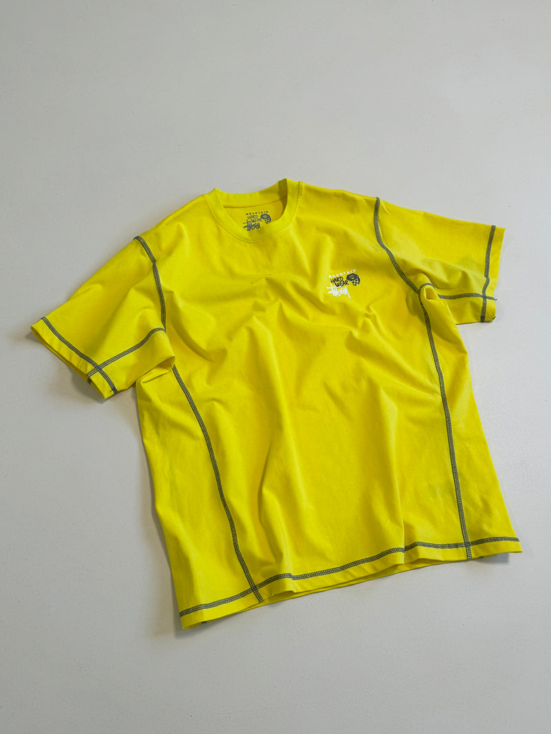 STÜSSY & MOUNTAIN HARDWEAR TEE 聯名撞色縫線短袖T恤