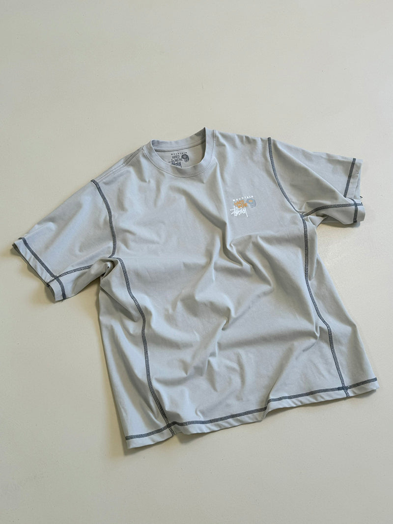 STÜSSY & MOUNTAIN HARDWEAR TEE 聯名撞色縫線短袖T恤