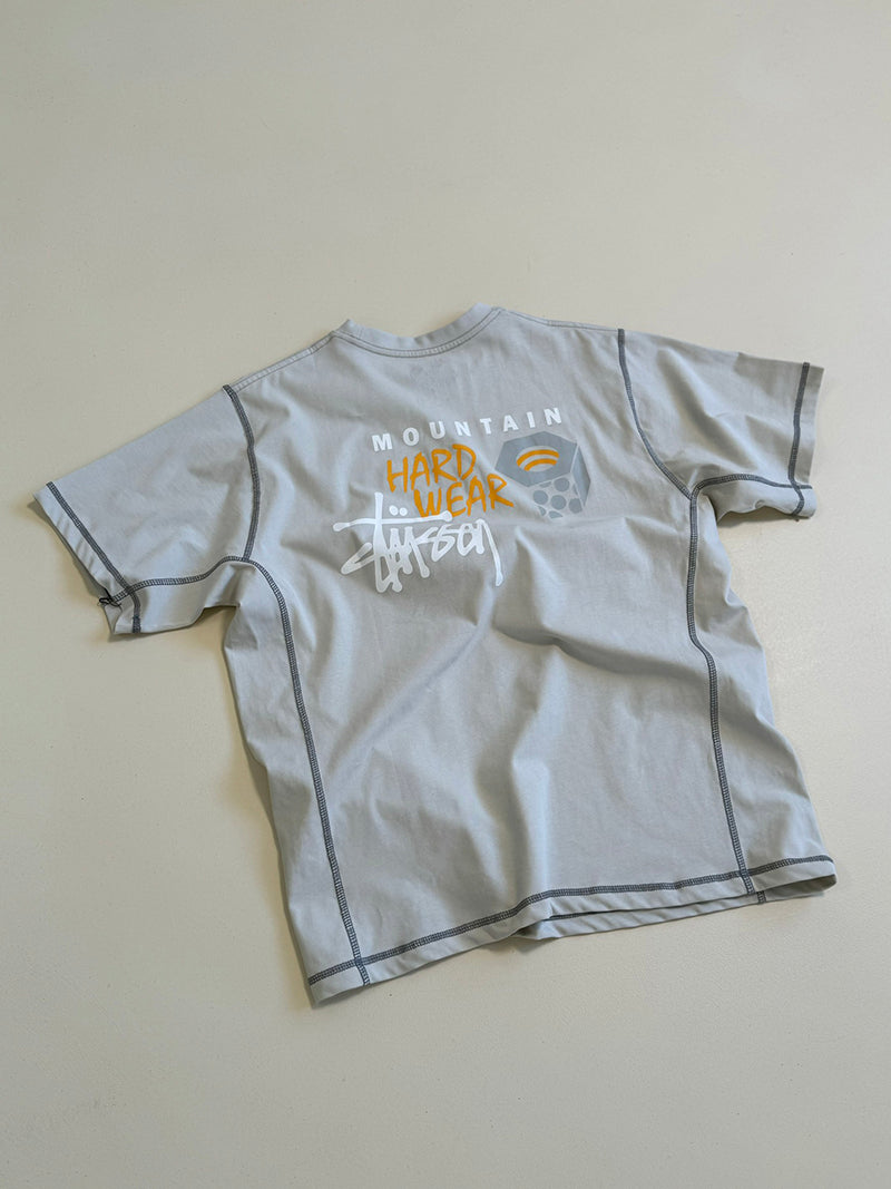 STÜSSY & MOUNTAIN HARDWEAR TEE 聯名撞色縫線短袖T恤