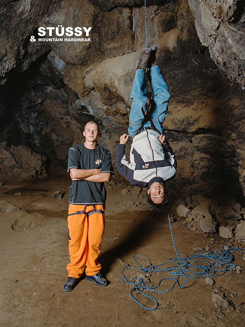 STÜSSY & MOUNTAIN HARDWEAR TEE 聯名撞色縫線短袖T恤
