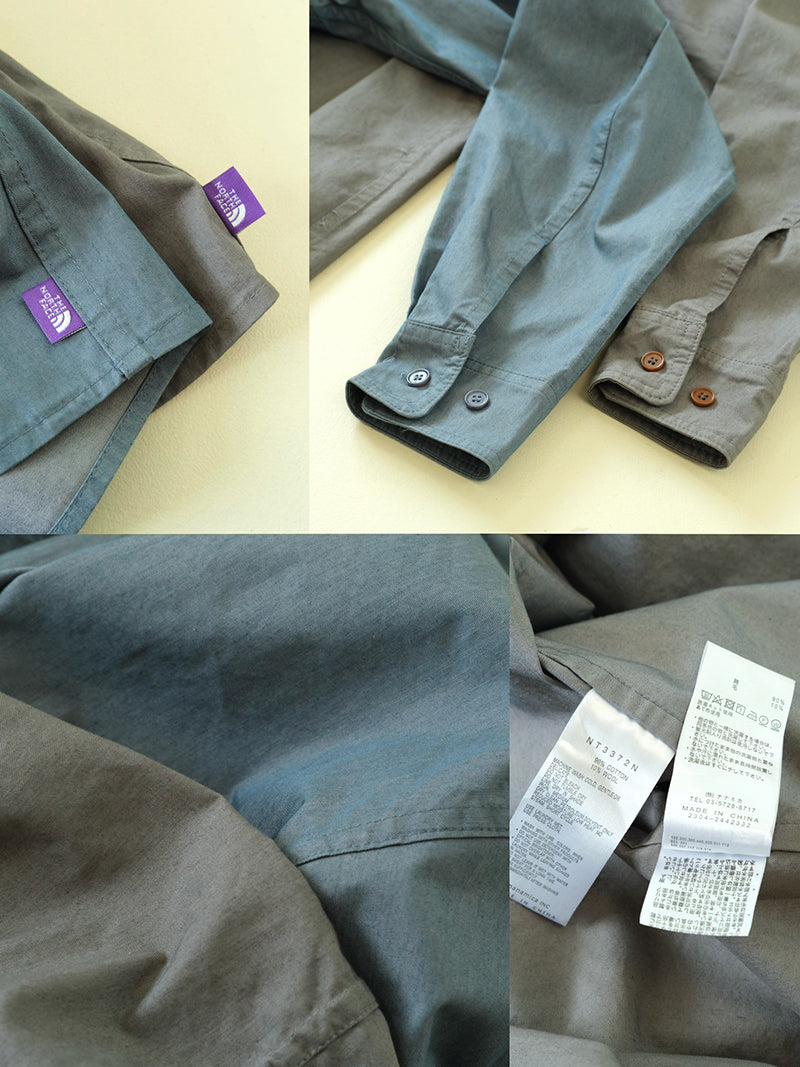 THE NORTH FACE 北臉紫標口袋襯衫