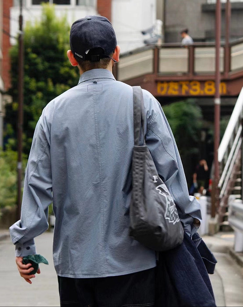 THE NORTH FACE 北臉紫標口袋襯衫