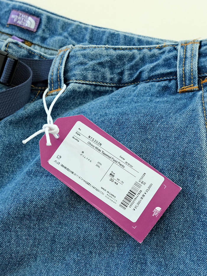 THE NOETH FACE PURPLE LABEL 北臉紫標錐形牛仔褲