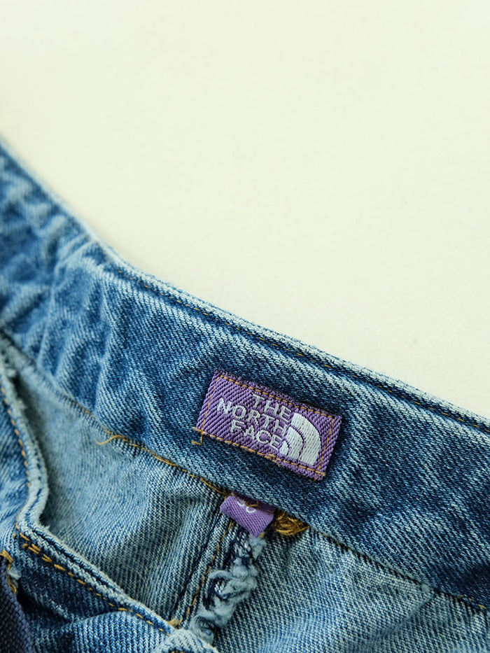 THE NOETH FACE PURPLE LABEL 北臉紫標錐形牛仔褲