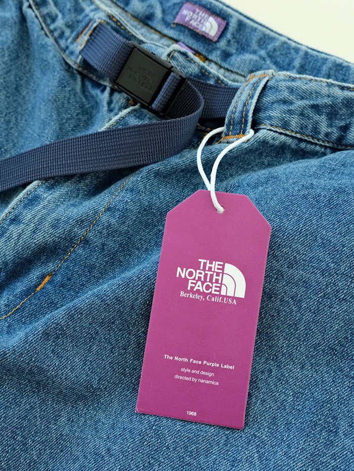 THE NOETH FACE PURPLE LABEL 北臉紫標錐形牛仔褲