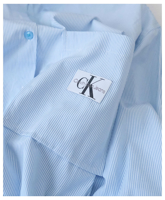 Calvin Klein Jeans 廓形條紋襯衫