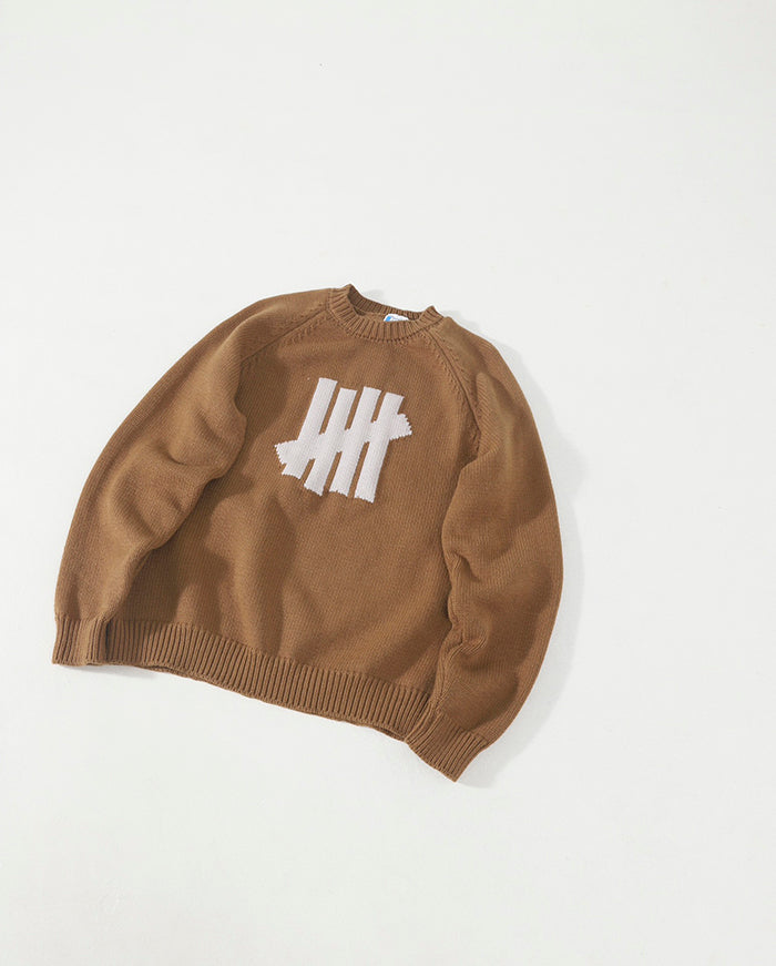 UNDEFEATED 5 Strike Crewneck 撞色線嵌針織衫