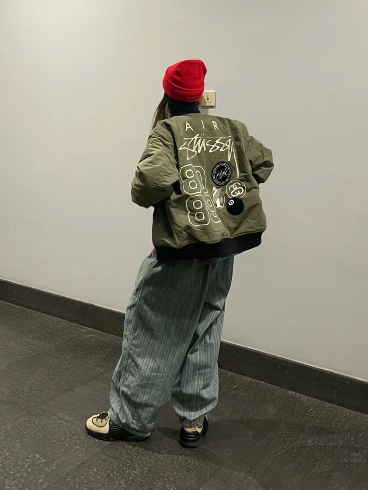 STUSSY x NIKE 聯名雙面穿衍縫鋪棉夾克